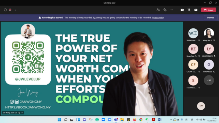 Innovation Talk Series #15 | Building Your Digital Net Worth as a Student