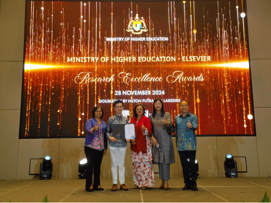Prof. Ong Wee Jun Receives Malaysia Scopus Research Excellence Award 2024