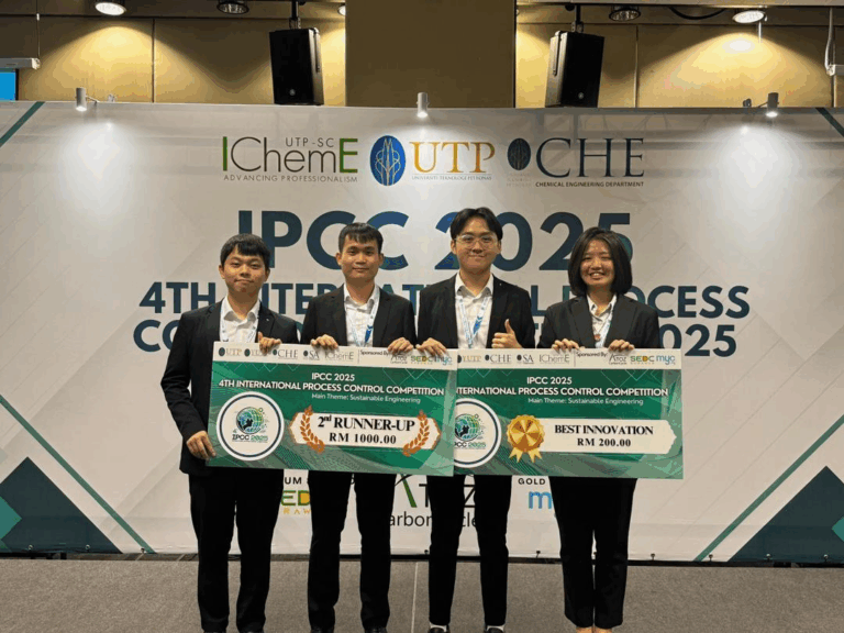 XMUM Team Wins Awards at International Process Control Competition 2025