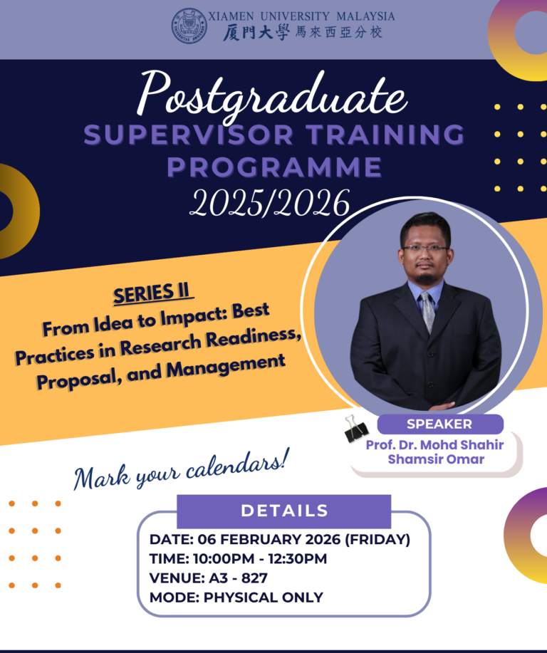 Postgraduate Supervisor Training Program 2025/2026 - Series II