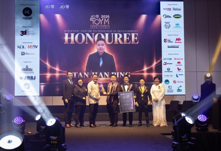 Assoc. Prof. Dr. Tan Jian Ping Receives 2026 Ten Outstanding Young Malaysians Award